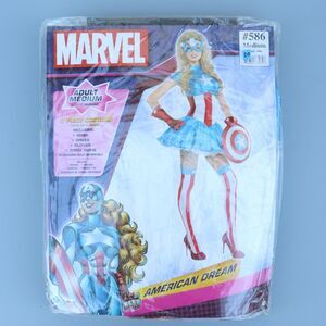 Captain American Costume Womens Size Medium 6-8 American Dream